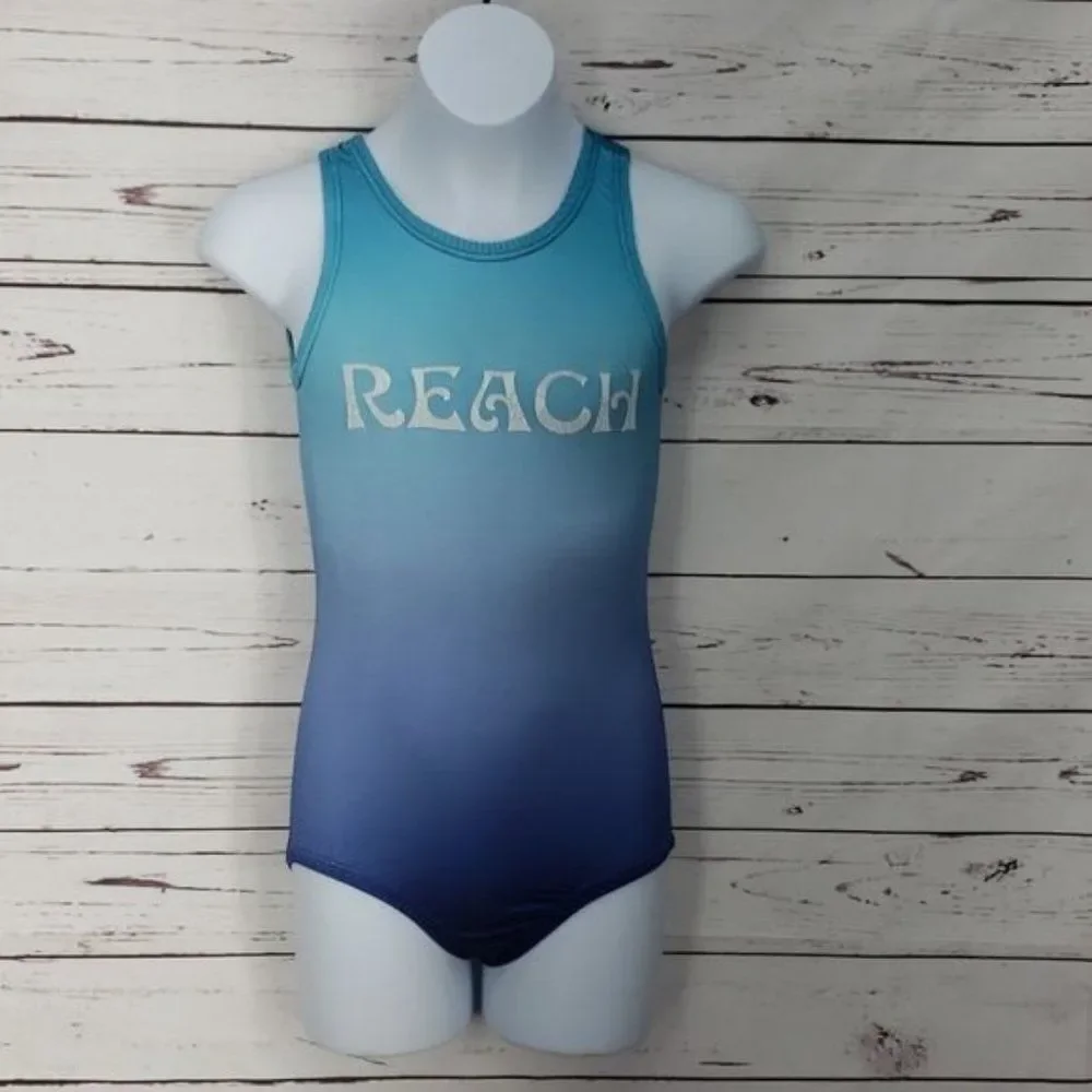Garland Active Wear reach blue child‎ large Leotard